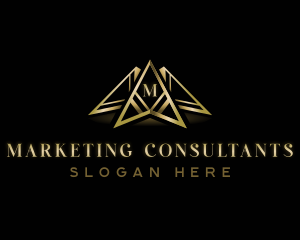 Triangle Consulting Pyramid logo design