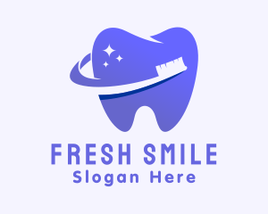 Sparkle Toothbrush Tooth logo