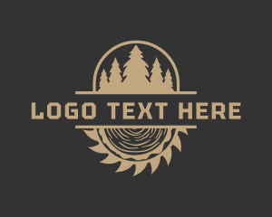 Outdoor Lumber Sawmill logo