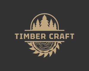 Outdoor Lumber Sawmill logo