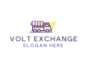 Battery Truck Vehicle logo