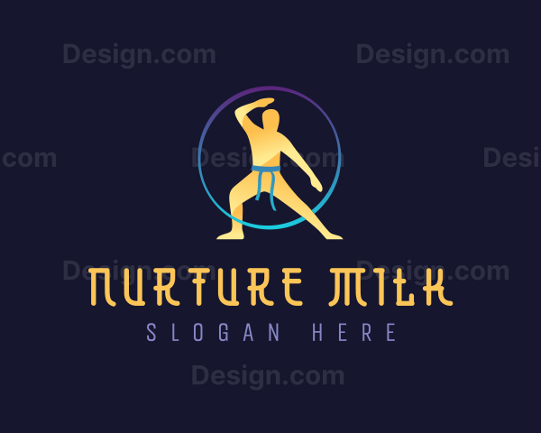 Martial Arts Fighter Logo