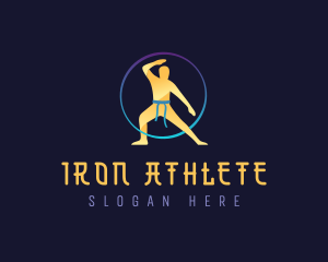 Martial Arts Fighter logo design