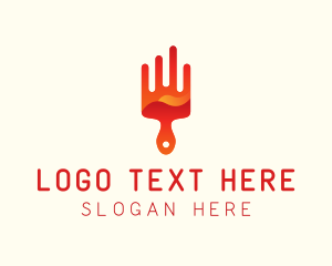Paint Brush Painting logo