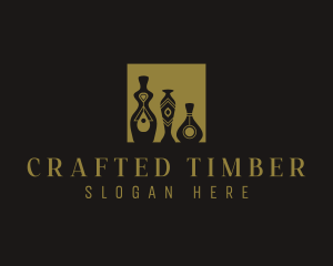 Vase Pottery Furniture logo design