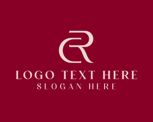 Fashion Letter CR Monogram logo