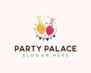 Party Hat Celebration logo design