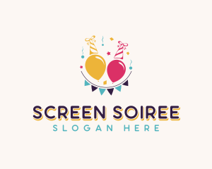 Party Hat Celebration logo design