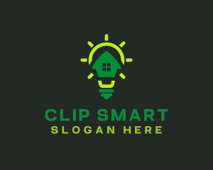 Light Bulb Home Lighting logo design