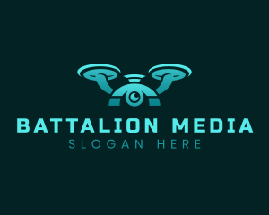 Media Photography Drone logo design