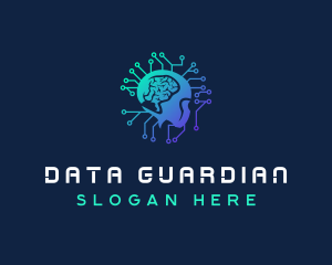 Data Tech Intelligence logo design