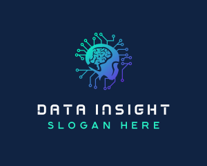 Data Tech Intelligence logo design