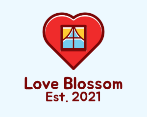 Lovely Window Curtain  logo design