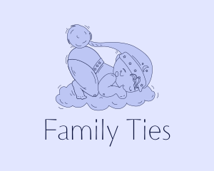 Toddler Boy Bedtime logo design