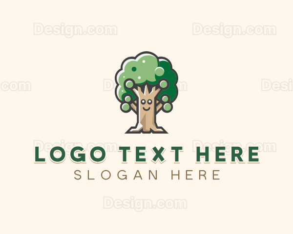 Sustainable Tree Planting Logo