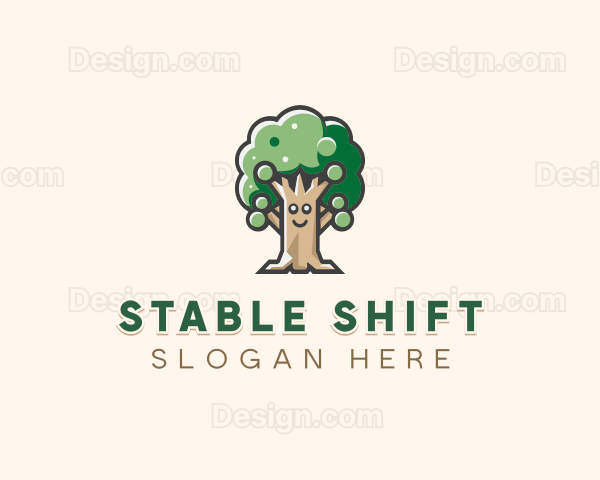 Sustainable Tree Planting Logo