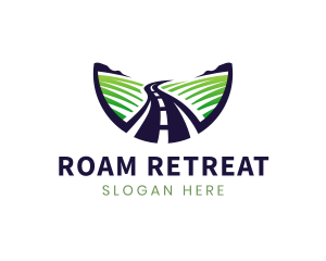 Road Travel Destination logo