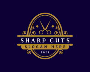 Scissor Barber Cut logo