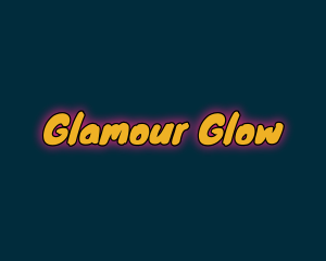 Comic Playful Glowing logo design