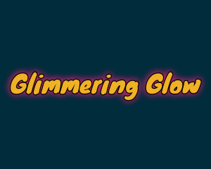 Comic Playful Glowing logo design