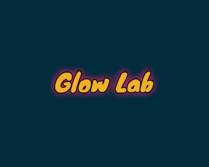 Comic Playful Glowing logo