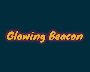 Comic Playful Glowing logo design