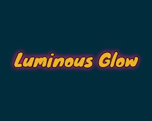 Comic Playful Glowing logo design