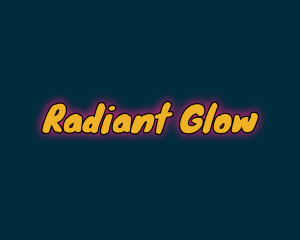 Comic Playful Glowing logo