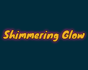 Comic Playful Glowing logo design