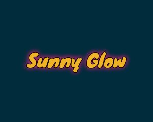 Comic Playful Glowing logo design