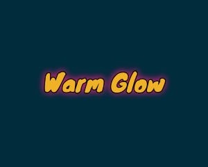 Comic Playful Glowing logo design