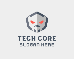 Robot Cyborg Tech  logo design