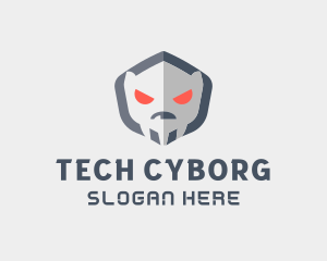 Robot Cyborg Tech  logo design