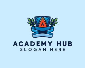 Academy School Wreath logo