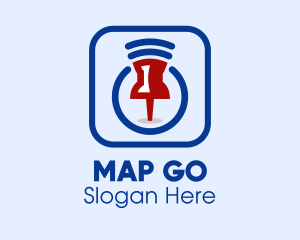 GPS Location Pin logo