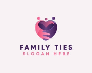 Family Heart Organization logo design