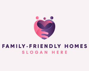 Family Heart Organization logo design