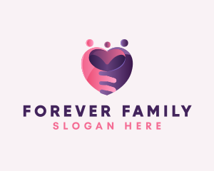 Family Heart Organization logo design