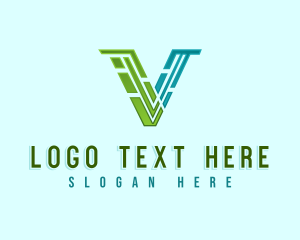 Professional Business Letter V logo