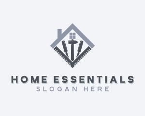 Home Improvement Carpentry Tools  logo design