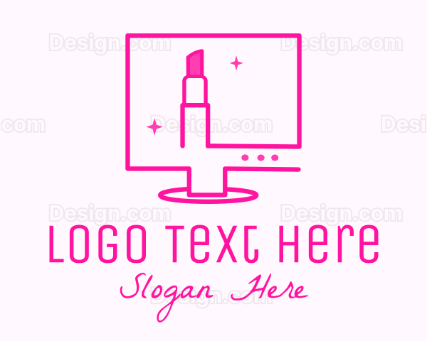 Lipstick Online Boutique Logo