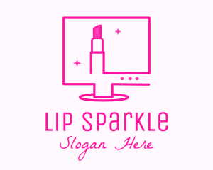 Lipstick Online Boutique logo design