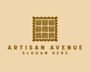 Artisan Woodwork Stamp logo design