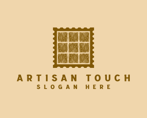 Artisan Woodwork Stamp logo design