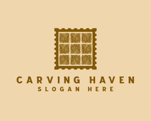 Artisan Woodwork Stamp logo design