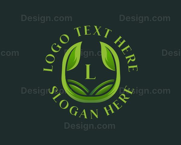 Organic Botanical Leaf Logo