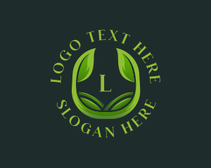 Organic Botanical Leaf logo