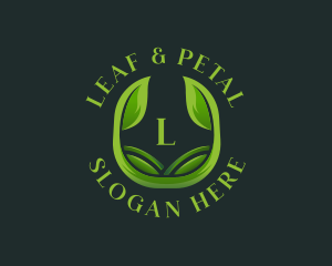 Organic Botanical Leaf logo