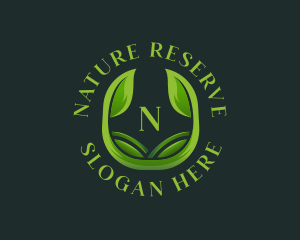 Organic Botanical Leaf logo design