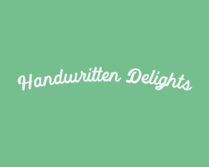 Cursive Handwritten Business logo design